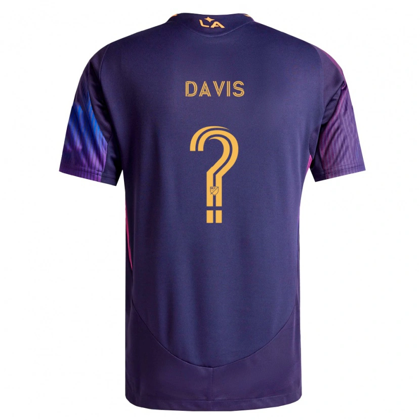 Danxen Dames Sean Davis #0 Diep Paars Geel Uitshirt Uittenue 2026/27 T-Shirt België