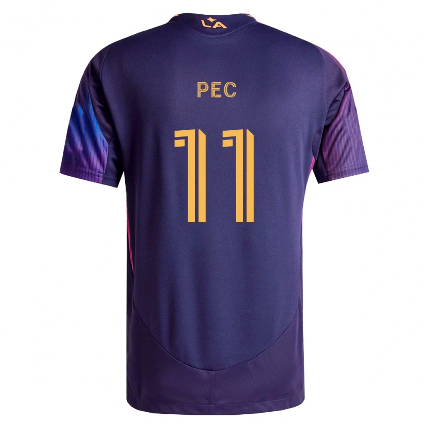 Danxen Dames Gabriel Pec #11 Diep Paars Geel Uitshirt Uittenue 2026/27 T-Shirt België