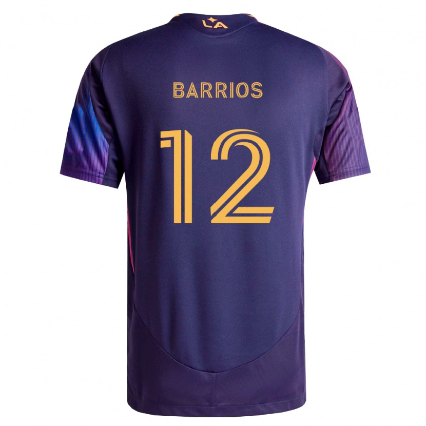 Danxen Dames Michael Barrios #12 Diep Paars Geel Uitshirt Uittenue 2026/27 T-Shirt België