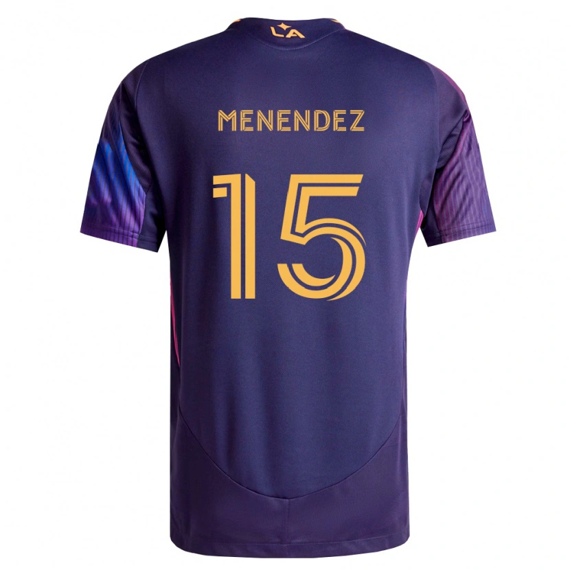 Danxen Dames Alexsander Menendez #15 Diep Paars Geel Uitshirt Uittenue 2026/27 T-Shirt België