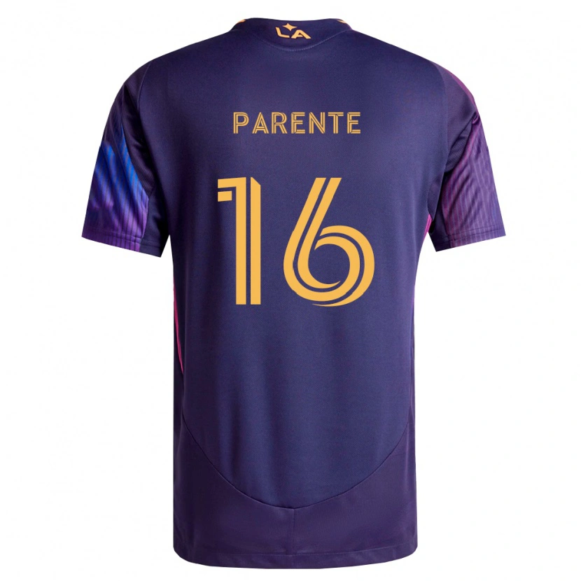 Danxen Dames Isaiah Parente #16 Diep Paars Geel Uitshirt Uittenue 2026/27 T-Shirt België
