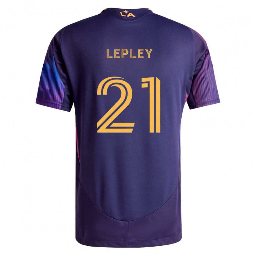 Danxen Dames Tucker Lepley #21 Diep Paars Geel Uitshirt Uittenue 2026/27 T-Shirt België