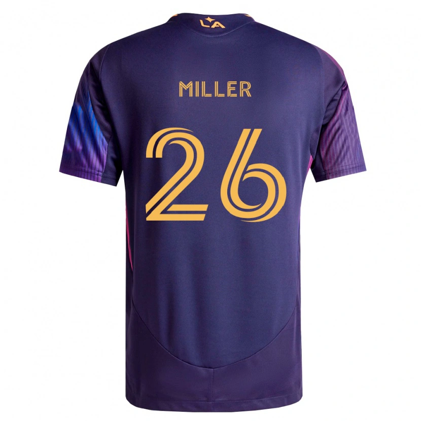 Danxen Dames Harbor Miller #26 Diep Paars Geel Uitshirt Uittenue 2026/27 T-Shirt België