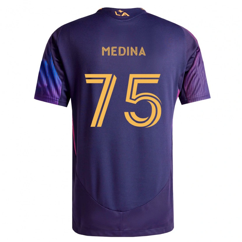 Danxen Dames Aaron Medina #75 Diep Paars Geel Uitshirt Uittenue 2026/27 T-Shirt België