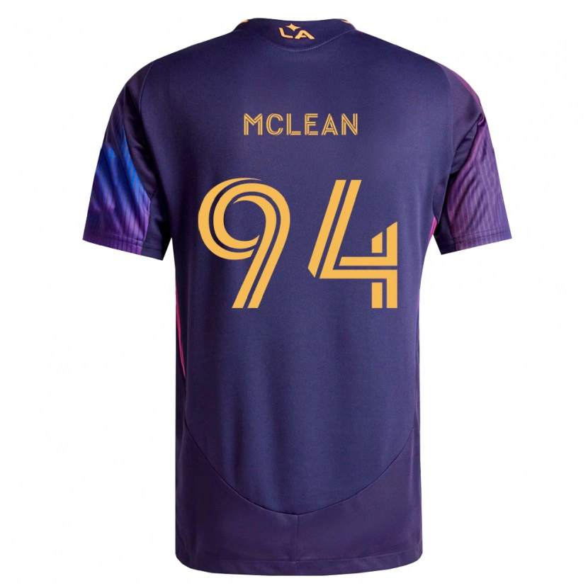 Danxen Dames Mateo Mclean #94 Diep Paars Geel Uitshirt Uittenue 2026/27 T-Shirt België