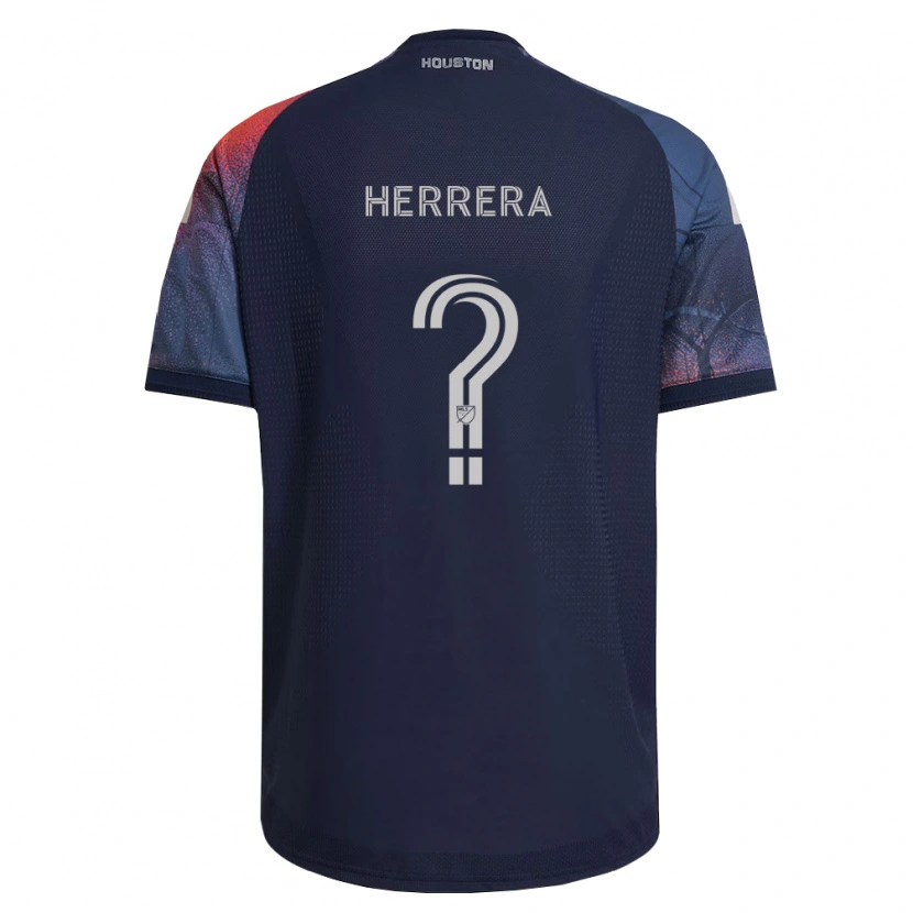 Danxen Dames David Herrera #0 Diep Blauw Wit Oranje Uitshirt Uittenue 2026/27 T-Shirt België