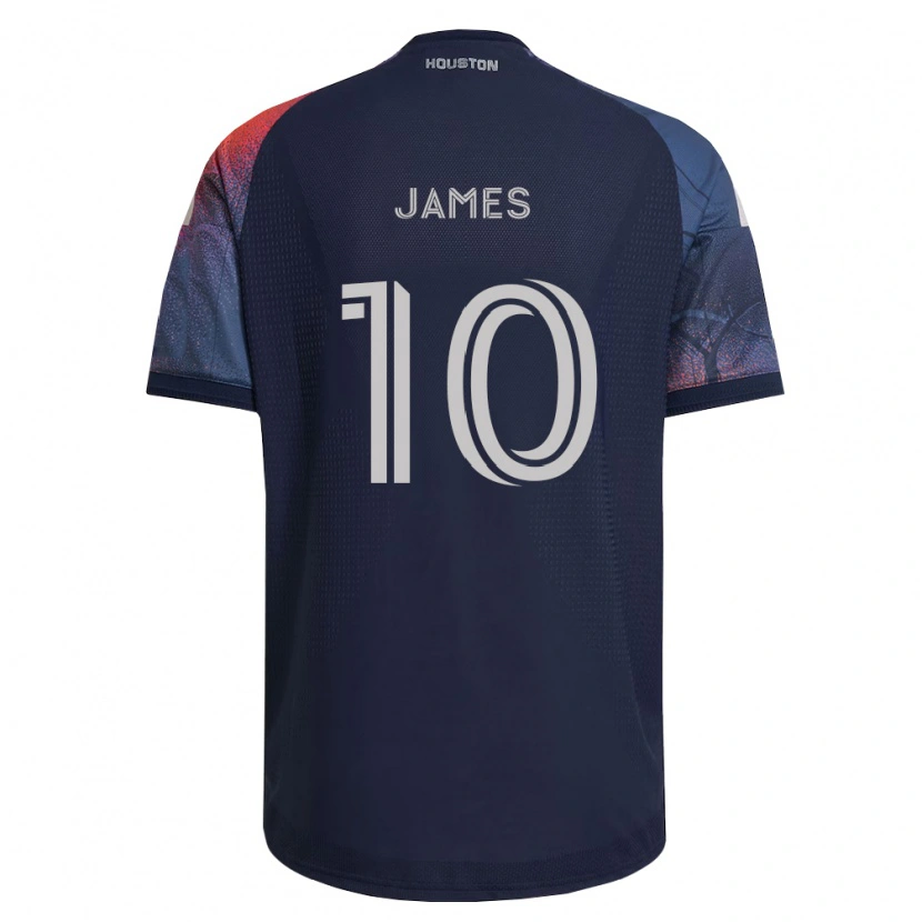 Danxen Dames Peyton James #10 Diep Blauw Wit Oranje Uitshirt Uittenue 2026/27 T-Shirt België