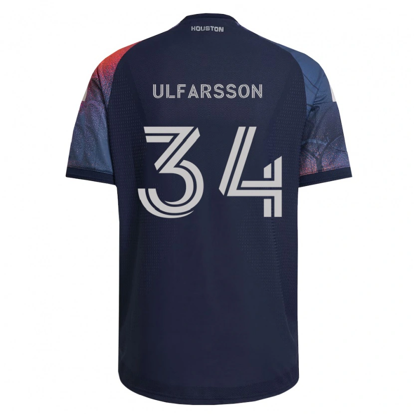 Danxen Dames Thor Úlfarsson #34 Diep Blauw Wit Oranje Uitshirt Uittenue 2026/27 T-Shirt België