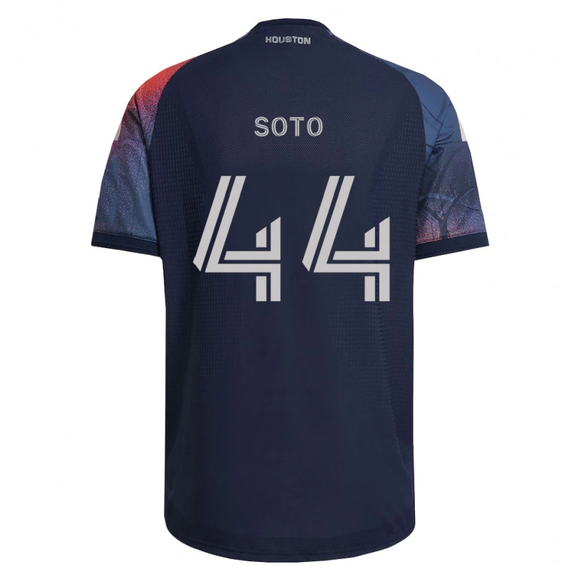 Danxen Dames Ezekiel Soto #44 Diep Blauw Wit Oranje Uitshirt Uittenue 2026/27 T-Shirt België