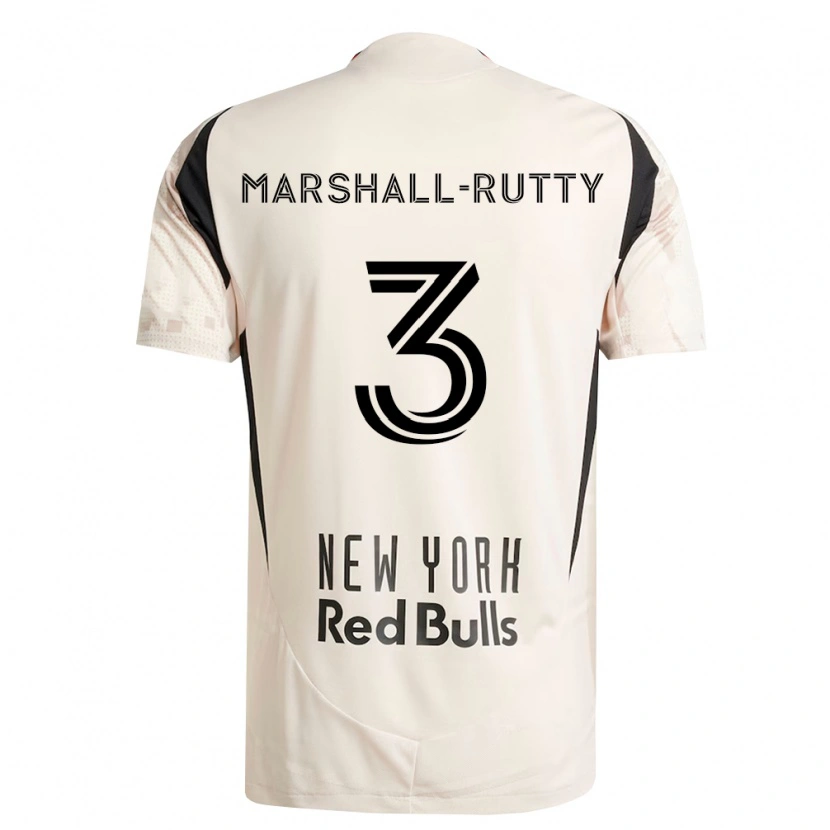 Danxen Dames Jahkeele Marshall-Rutty #3 Off-White Rood Zwart Uitshirt Uittenue 2026/27 T-Shirt België