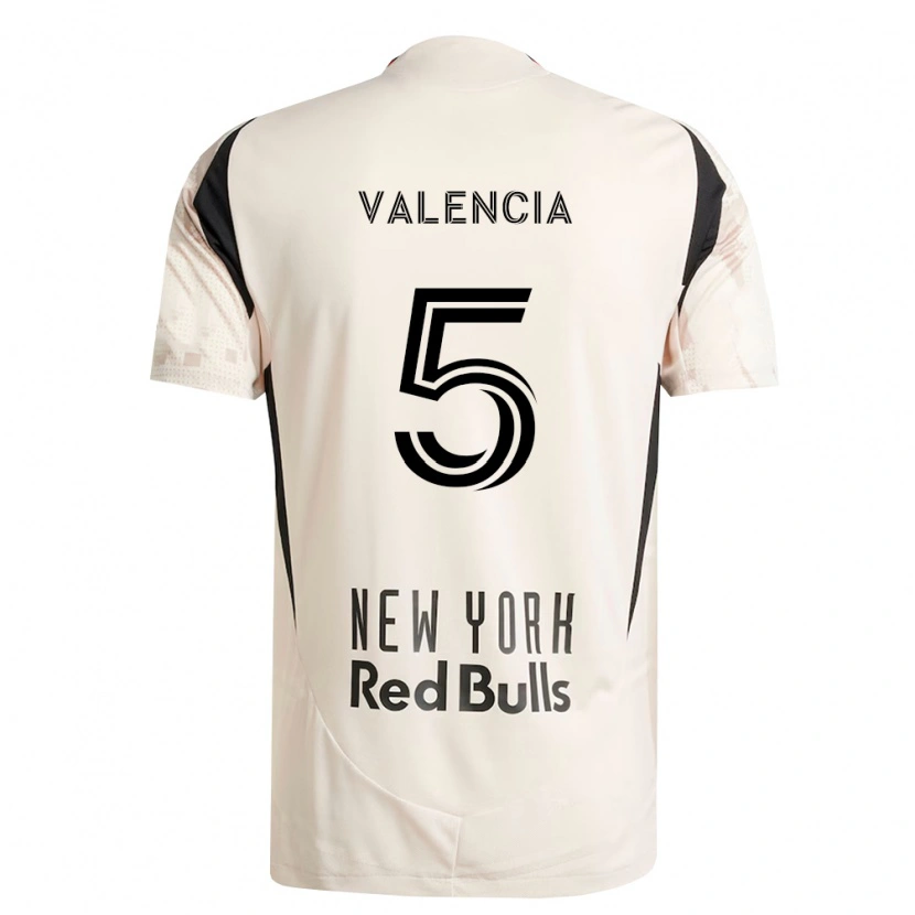 Danxen Dames Omar Valencia #5 Off-White Rood Zwart Uitshirt Uittenue 2026/27 T-Shirt België