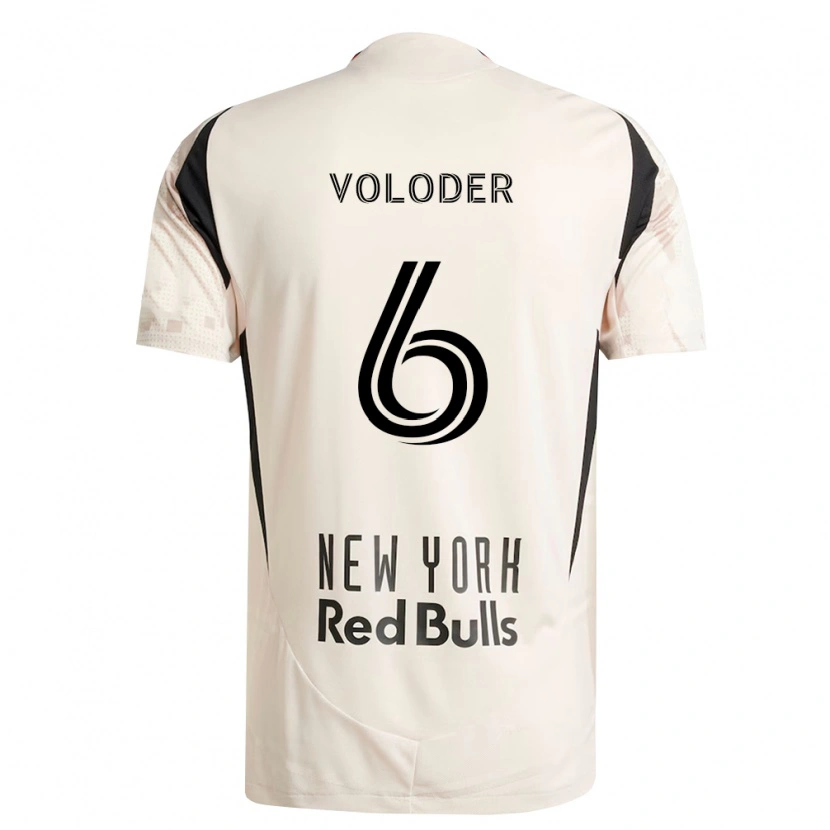 Danxen Dames Robert Voloder #6 Off-White Rood Zwart Uitshirt Uittenue 2026/27 T-Shirt België