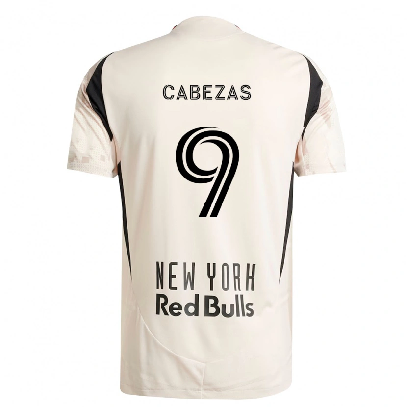 Danxen Dames Jorge Cabezas #9 Off-White Rood Zwart Uitshirt Uittenue 2026/27 T-Shirt België