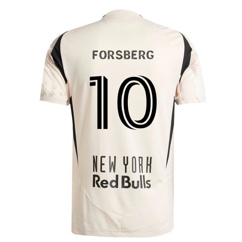 Danxen Dames Emil Forsberg #10 Off-White Rood Zwart Uitshirt Uittenue 2026/27 T-Shirt België
