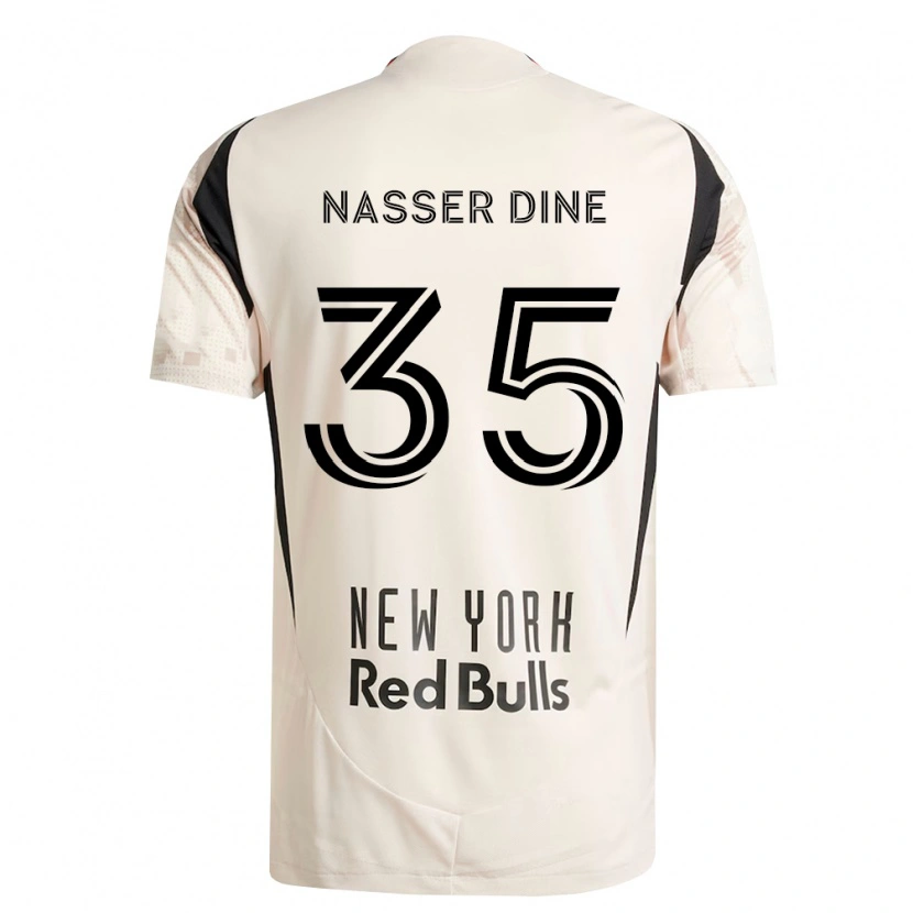 Danxen Dames Abdellahi Nasser Dine #35 Off-White Rood Zwart Uitshirt Uittenue 2026/27 T-Shirt België