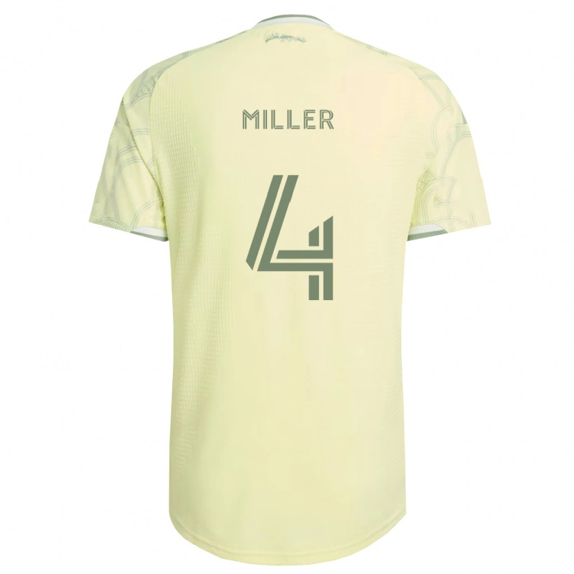 Danxen Dames Kamal Miller #4 Beige Wit Uitshirt Uittenue 2026/27 T-Shirt België