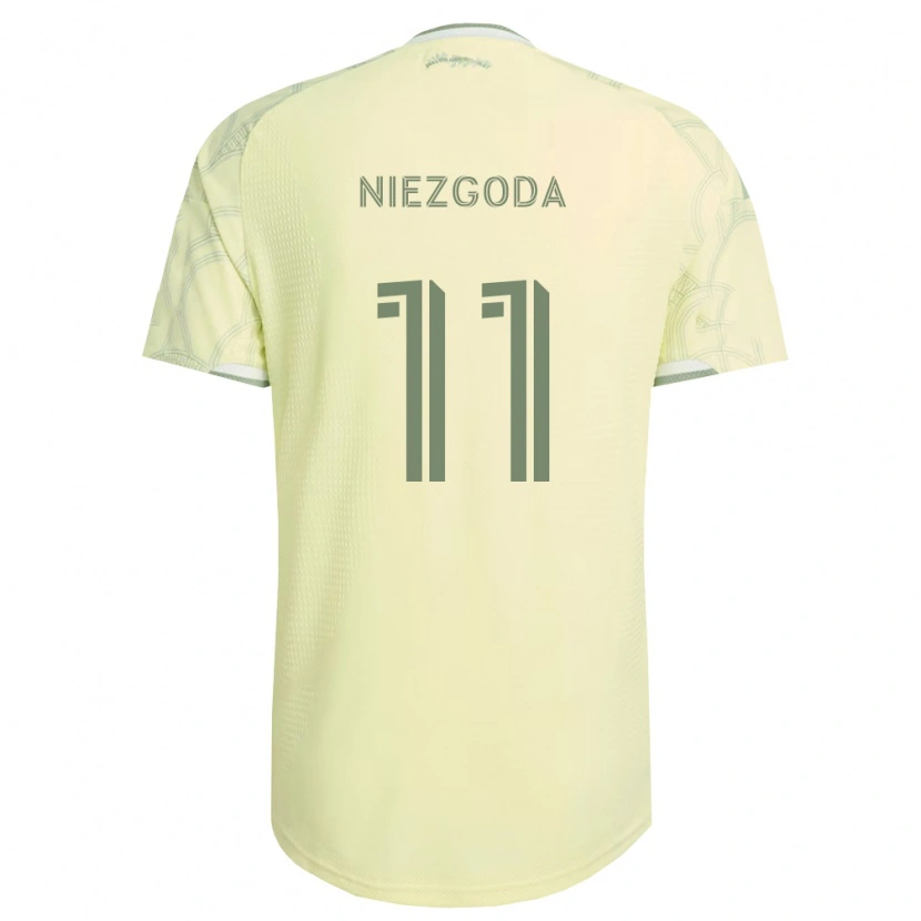 Danxen Dames Jaroslaw Niezgoda #11 Beige Wit Uitshirt Uittenue 2026/27 T-Shirt België