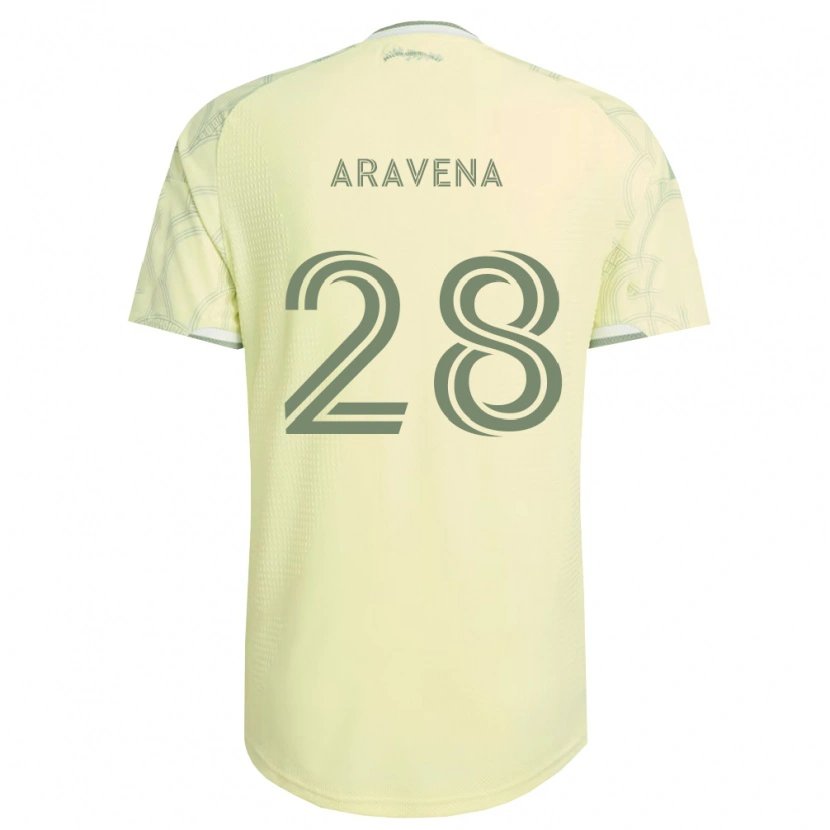 Danxen Dames Alexander Aravena #28 Beige Wit Uitshirt Uittenue 2026/27 T-Shirt België