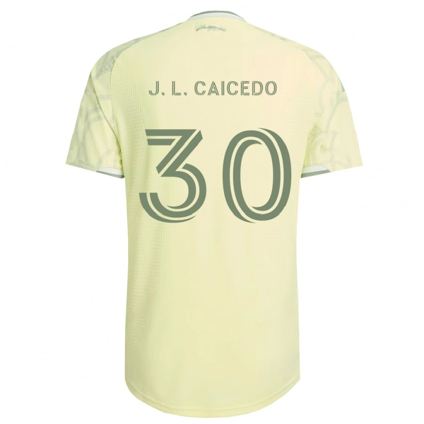 Danxen Dames José Caicedo #30 Beige Wit Uitshirt Uittenue 2026/27 T-Shirt België