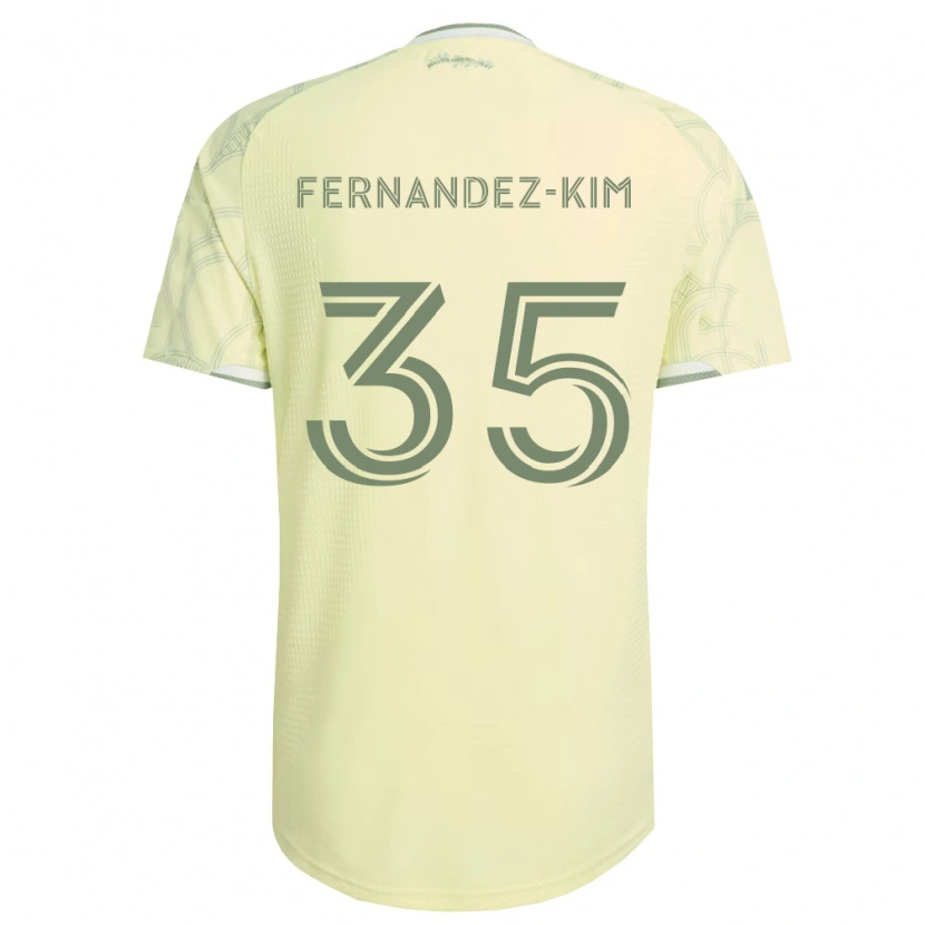 Danxen Dames Lucas Fernandez-Kim #35 Beige Wit Uitshirt Uittenue 2026/27 T-Shirt België