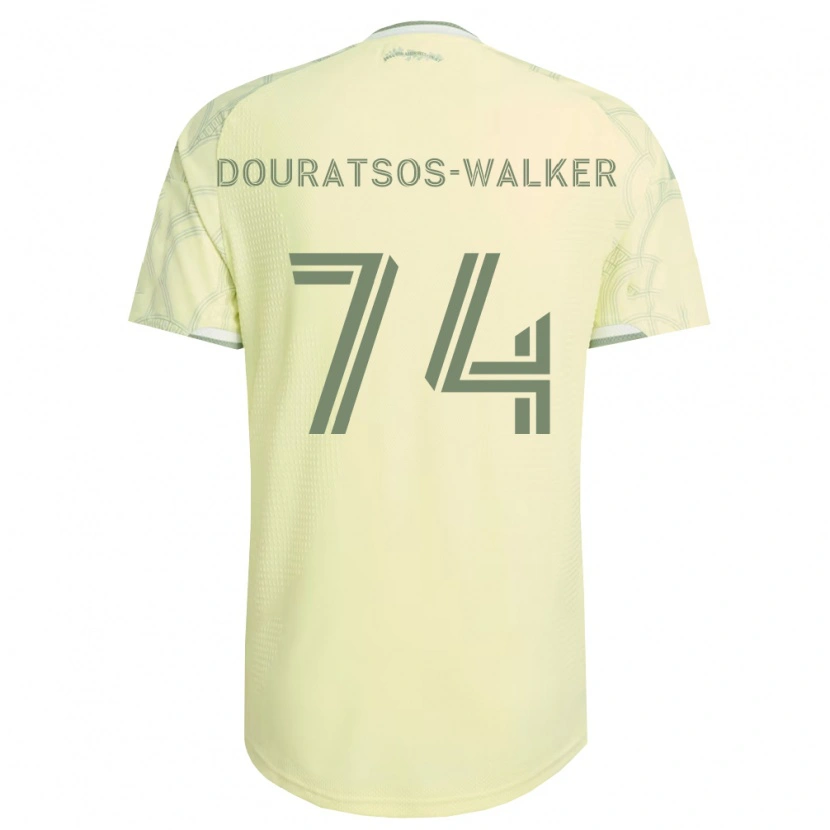 Danxen Dames Elias Douratsos-Walker #74 Beige Wit Uitshirt Uittenue 2026/27 T-Shirt België