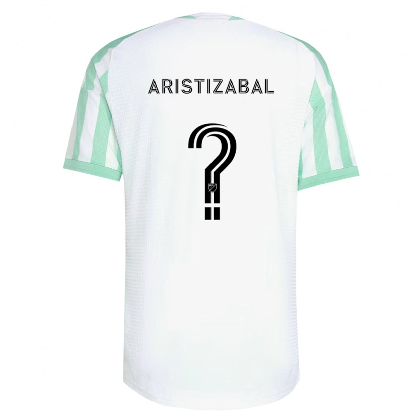 Danxen Dames Nicolas Aristizabal #0 Lichtgroen Zwart Wit Uitshirt Uittenue 2026/27 T-Shirt België