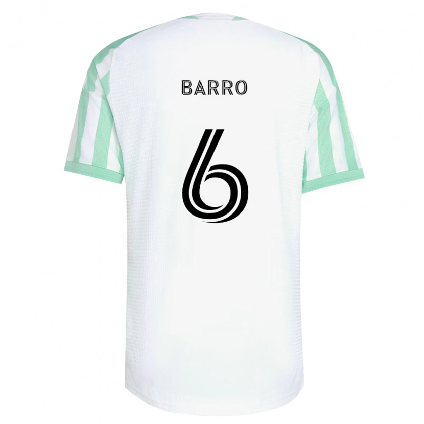 Danxen Dames Djakaría Barro #6 Lichtgroen Zwart Wit Uitshirt Uittenue 2026/27 T-Shirt België