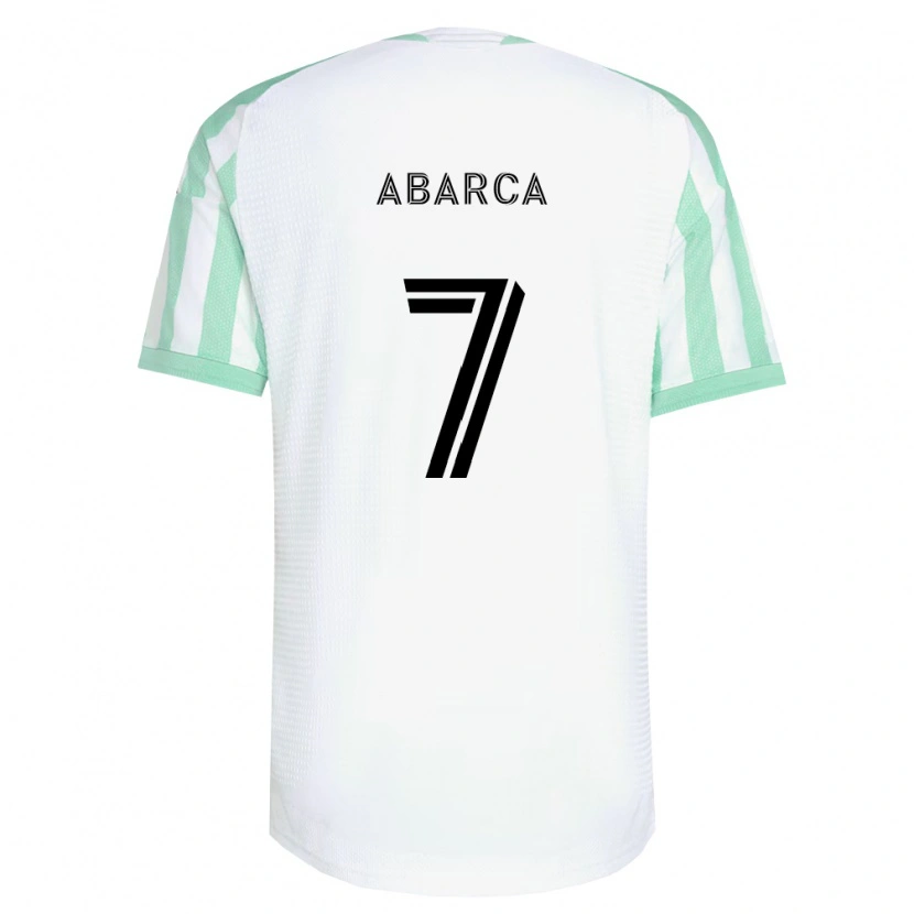 Danxen Dames Diego Abarca #7 Lichtgroen Zwart Wit Uitshirt Uittenue 2026/27 T-Shirt België