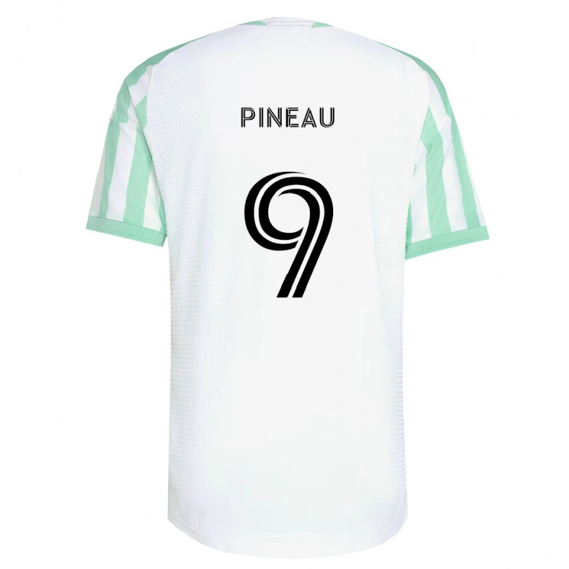 Danxen Dames Sebastien Pineau #9 Lichtgroen Zwart Wit Uitshirt Uittenue 2026/27 T-Shirt België