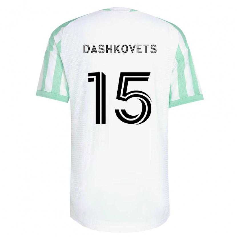 Danxen Dames Artem Dashkovets #15 Lichtgroen Zwart Wit Uitshirt Uittenue 2026/27 T-Shirt België