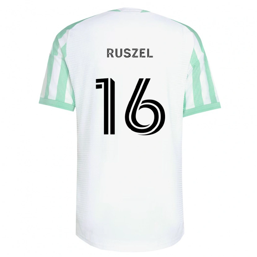 Danxen Dames Marcel Ruszel #16 Lichtgroen Zwart Wit Uitshirt Uittenue 2026/27 T-Shirt België