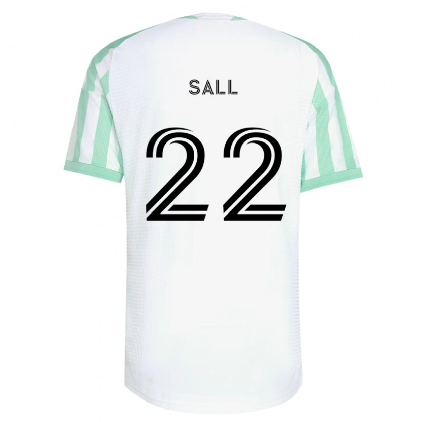 Danxen Dames Ibrahima Sall #22 Lichtgroen Zwart Wit Uitshirt Uittenue 2026/27 T-Shirt België