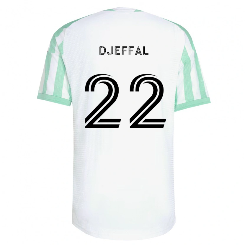 Danxen Dames Sofiane Djeffal #22 Lichtgroen Zwart Wit Uitshirt Uittenue 2026/27 T-Shirt België