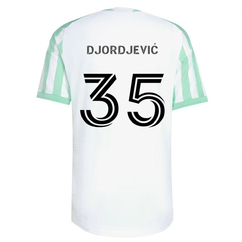 Danxen Dames Mateja Djordjević #35 Lichtgroen Zwart Wit Uitshirt Uittenue 2026/27 T-Shirt België