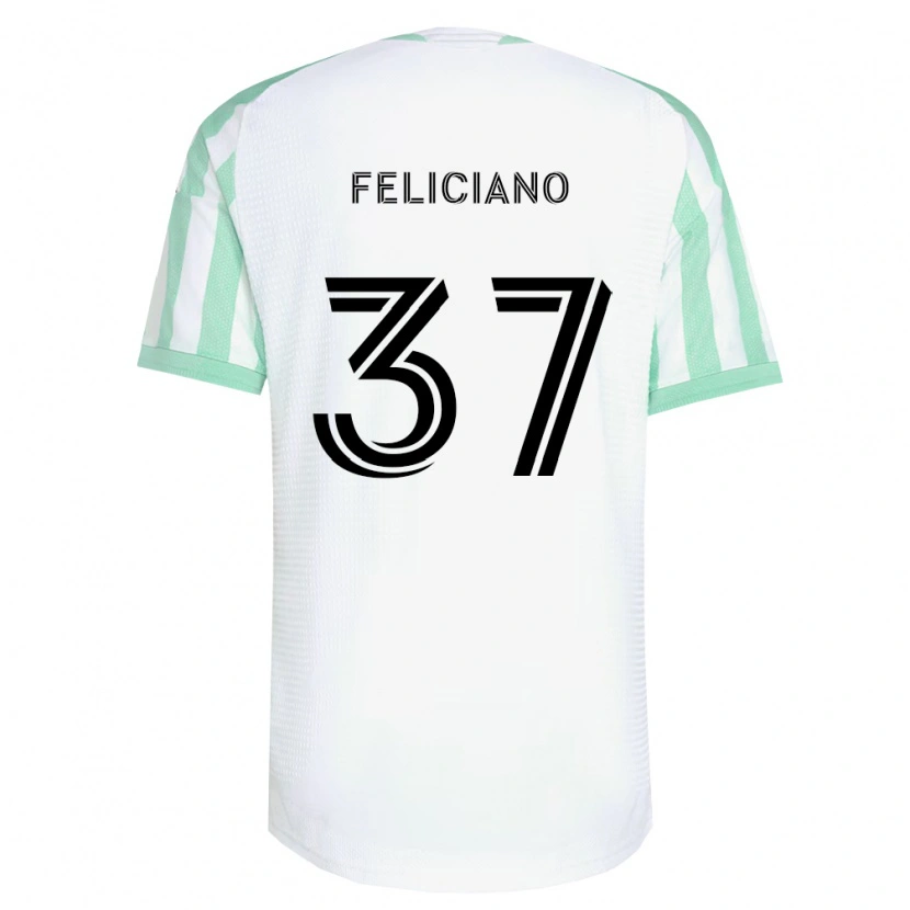 Danxen Dames Erick Feliciano #37 Lichtgroen Zwart Wit Uitshirt Uittenue 2026/27 T-Shirt België