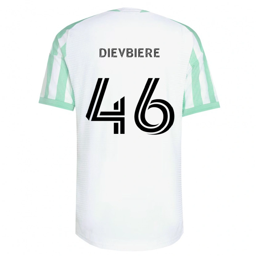 Danxen Dames Vona Dievbiere #46 Lichtgroen Zwart Wit Uitshirt Uittenue 2026/27 T-Shirt België