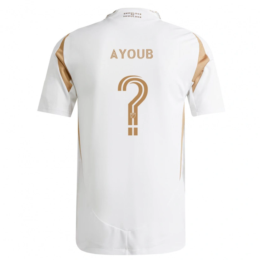 Danxen Dames Ryan Ayoub #0 Wit Bruin Uitshirt Uittenue 2026/27 T-Shirt België