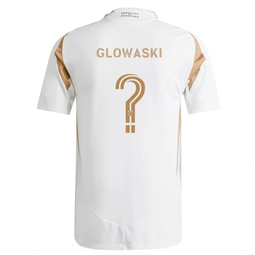 Danxen Dames Dylan Glowaski #0 Wit Bruin Uitshirt Uittenue 2026/27 T-Shirt België