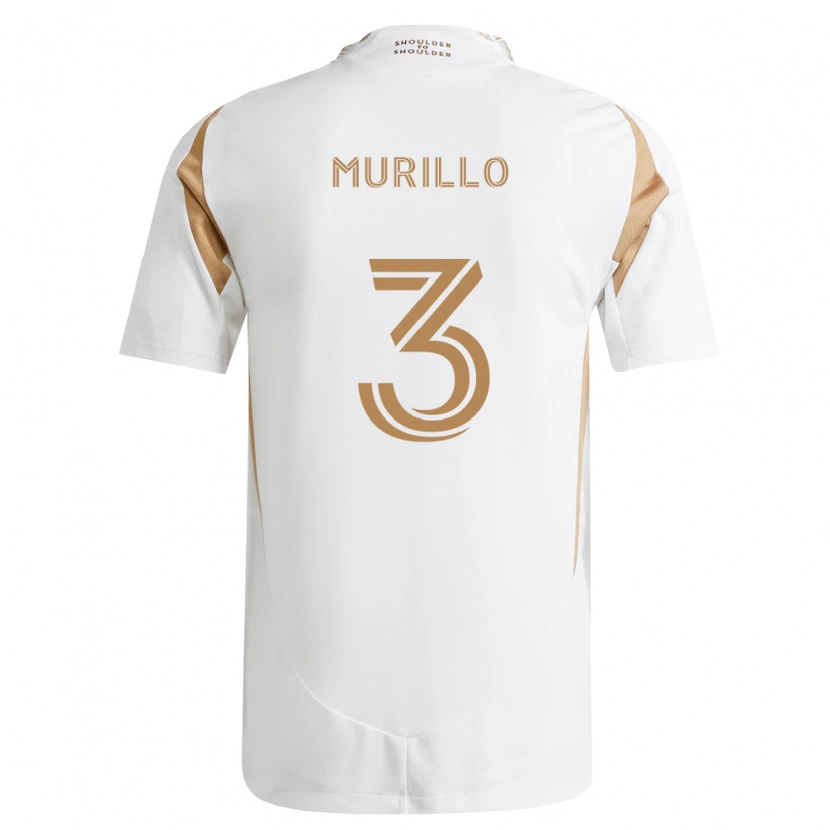 Danxen Dames Jesús Murillo #3 Wit Bruin Uitshirt Uittenue 2026/27 T-Shirt België