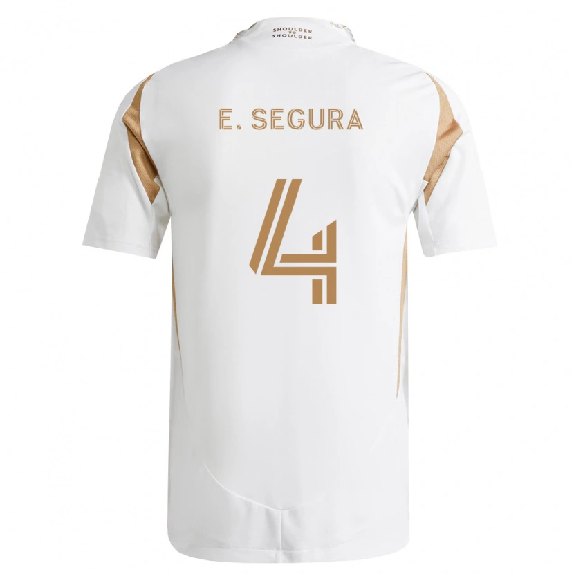 Danxen Dames Eddie Segura #4 Wit Bruin Uitshirt Uittenue 2026/27 T-Shirt België