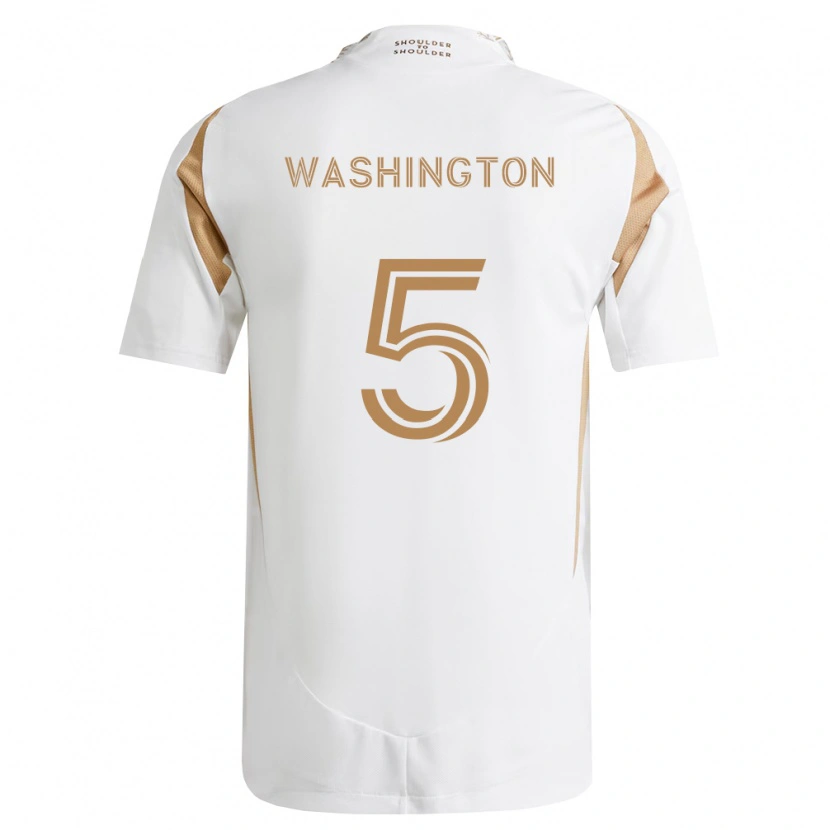 Danxen Dames Mason Washington #5 Wit Bruin Uitshirt Uittenue 2026/27 T-Shirt België
