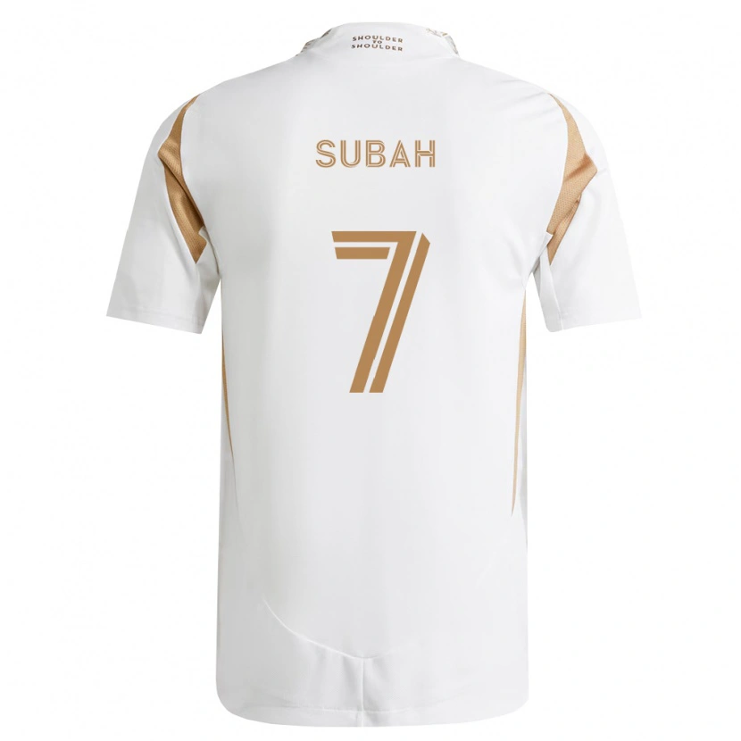 Danxen Dames Yekeson Subah #7 Wit Bruin Uitshirt Uittenue 2026/27 T-Shirt België