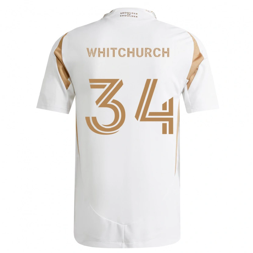 Danxen Dames Giuliano Whitchurch #34 Wit Bruin Uitshirt Uittenue 2026/27 T-Shirt België