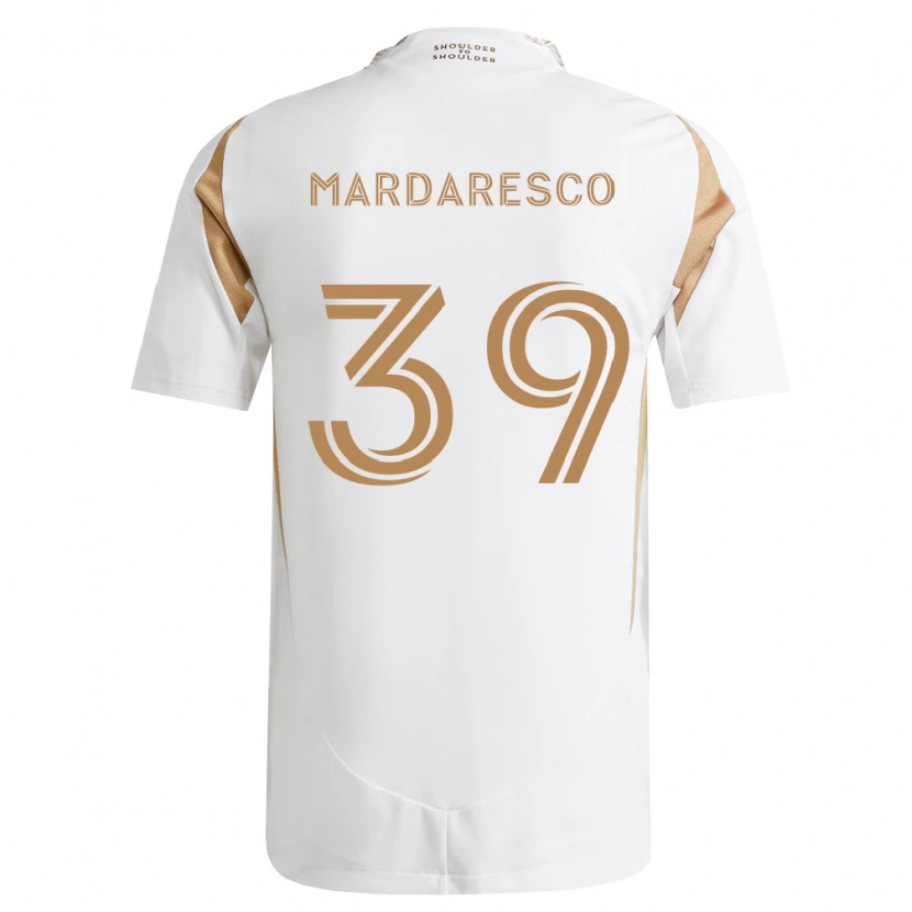 Danxen Dames Nathan Mardaresco #39 Wit Bruin Uitshirt Uittenue 2026/27 T-Shirt België
