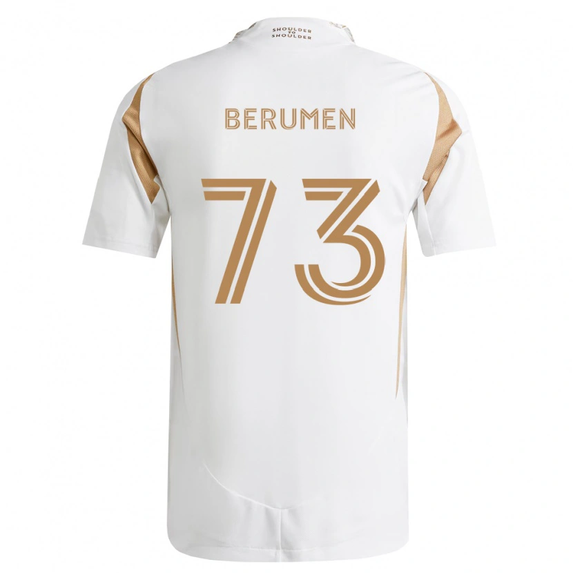 Danxen Dames Eddy Berumen #73 Wit Bruin Uitshirt Uittenue 2026/27 T-Shirt België
