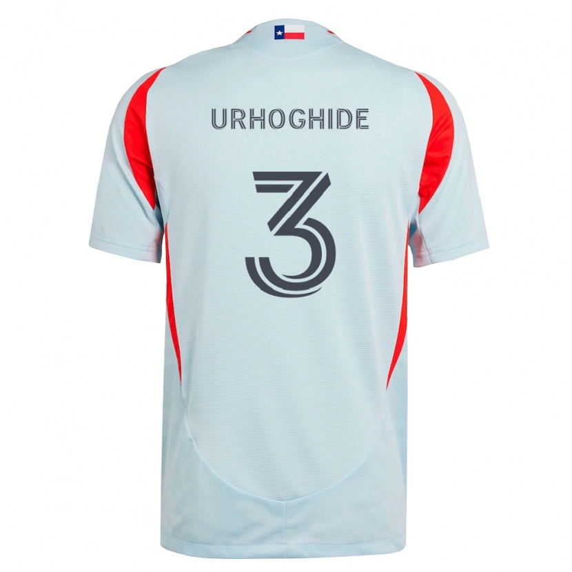 Danxen Dames Osaze Urhoghide #3 Donkergrijs Wit Rood Uitshirt Uittenue 2026/27 T-Shirt België