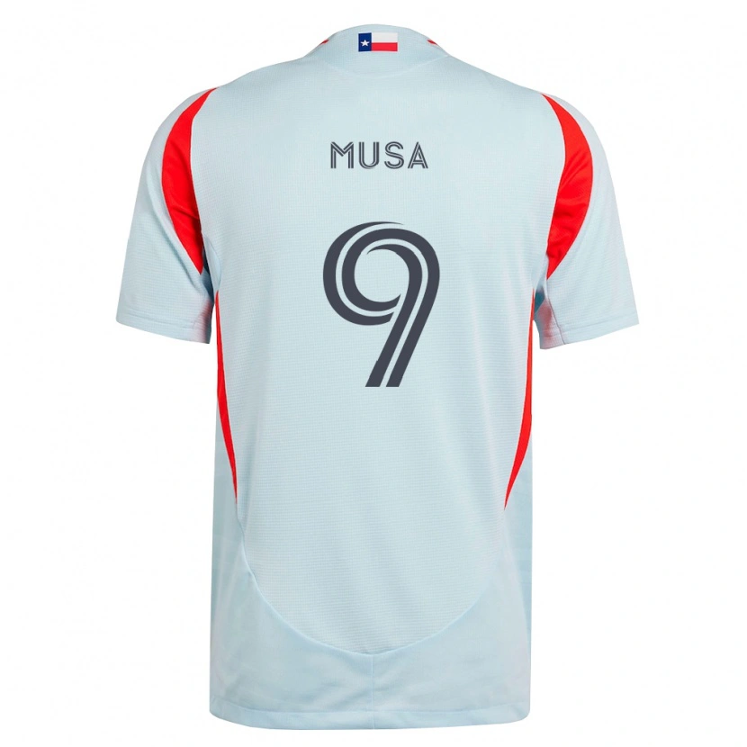 Danxen Dames Petar Musa #9 Donkergrijs Wit Rood Uitshirt Uittenue 2026/27 T-Shirt België