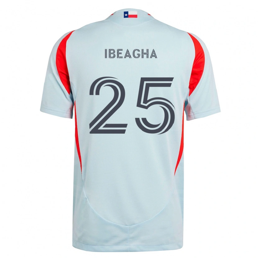 Danxen Dames Sebastien Ibeagha #25 Donkergrijs Wit Rood Uitshirt Uittenue 2026/27 T-Shirt België
