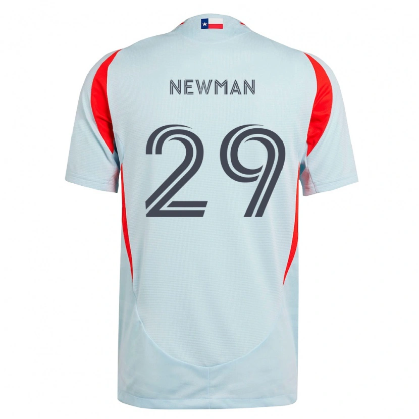 Danxen Dames Enzo Newman #29 Donkergrijs Wit Rood Uitshirt Uittenue 2026/27 T-Shirt België