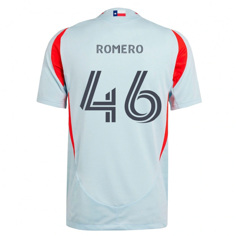 Danxen Dames Isaac Romero #46 Donkergrijs Wit Rood Uitshirt Uittenue 2026/27 T-Shirt België